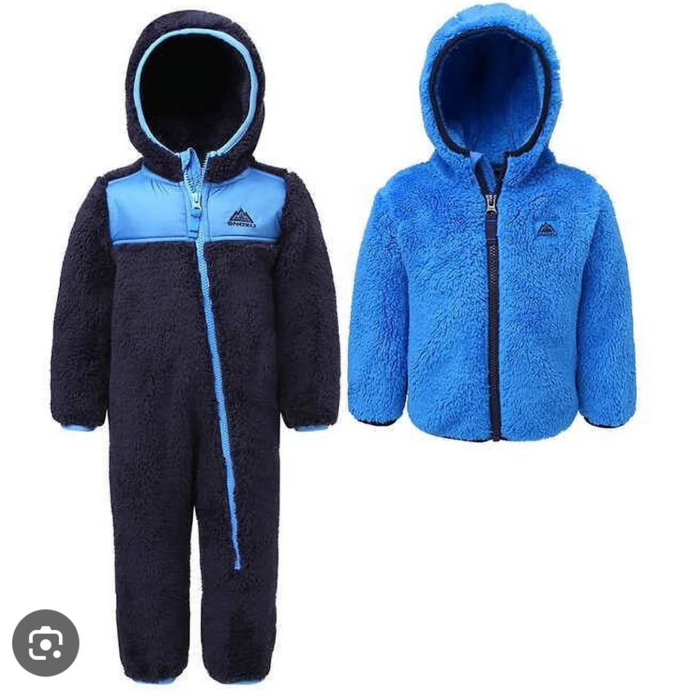 Snozu toddler fleece snow suit and jacket